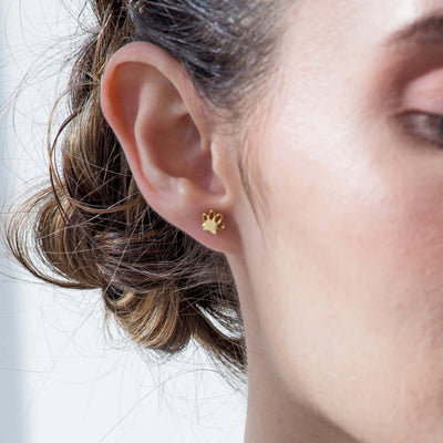 14K Gold Dainty Earring Christmas Gift